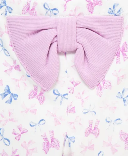 Vista 22 de Little Me Conjunto de 3 piezas para bebé, 100% algodón, body con diadema y pantalón a juego, de 3 meses a 24 meses