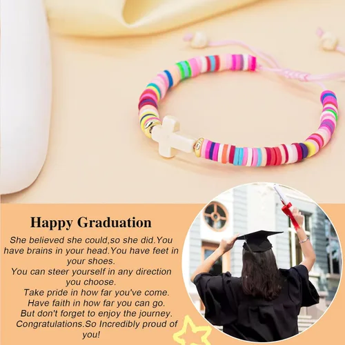 Vista 41 de Regalos navideños para niños, niñas adolescentes, mujeres, linda pulsera de cruz para niñas, regalos de Navidad cristianos para mujeres, ideas
