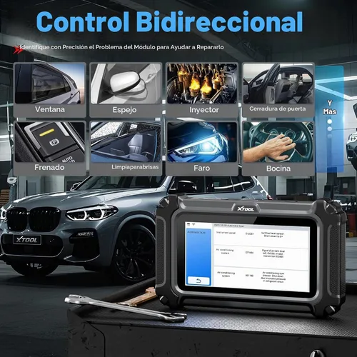 Vista 6 de XTOOL IP500 para escáner BMW OBD2, herramienta de escaneo bidireccional de sistemas completos con ECU C0ding, herramienta de registro de batería