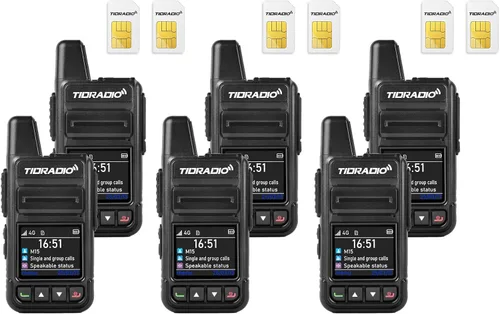 Vista 8 de TIDRADIO M15 Globla Rapid Walkie Talkies de largo alcance 5000+ millas PoC Radios