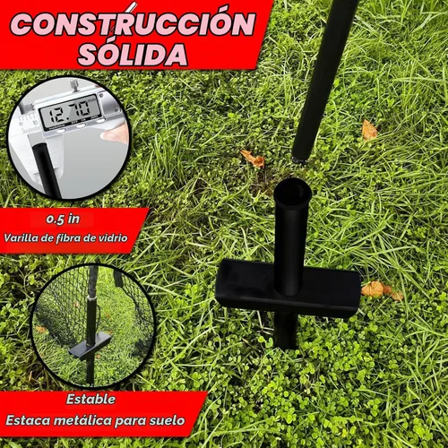 Vista 5 de Baseball Batting Cage for Backyard, Softball Cage Batting Net Portable with Carrying Bag Detachable Door with Hitting Target for Batting Training