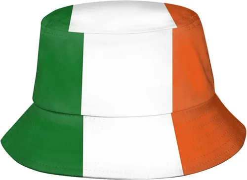 Vista 6 de Lindos sombreros de pescador de bandera plegable patriótico a la moda, gorra de pescador para viajes de verano al aire libre para adultos, mujeres