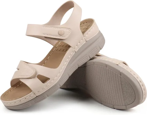 Vista 6 de Ortho+rest Sandalias ortopédicas cómodas para caminar con soporte de arco para mujer