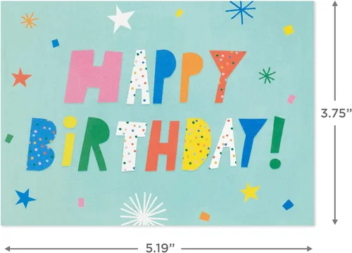 Vista 3 de Hallmark - Juego de tarjetas de cumpleaños a granel (48 tarjetas en blanco con sobres) Perros, velas, globos