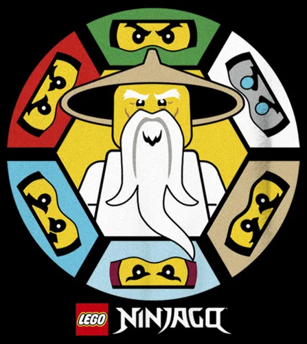 Vista 2 de Fifth Sun Lego Ninjago Be Ninja - Camiseta de manga corta para niños