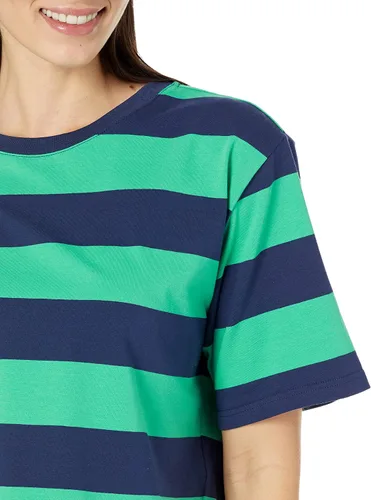 Vista 3 de The Drop Camiseta corta de manga corta con cuello redondo Sydney para mujer