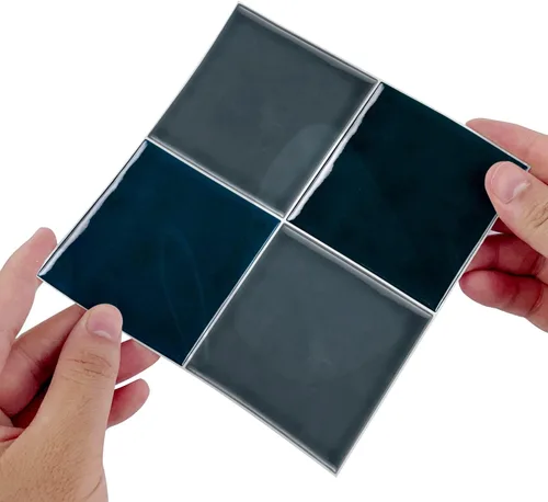 Vista 50 de Alwayspon Adhesivo de vinilo brillante de ladrillo de Provenza, autoadhesivo para azulejos de pared de transferencia de salpicaduras para cocina
