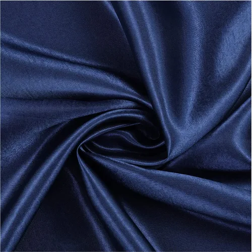 Vista 11 de Tela de satén de 2 yardas, color liso para vestidos de novia, manualidades de moda, disfraces, decoración, satén sedoso, 44 pulgadas