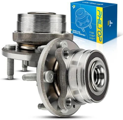 Vista 45 de PHILTOP 512012 x2 Conjunto de cubo de cojinete de rueda trasera para Volkswagen Jetta for 1998-2010 Volkswagen Beetle, 1999-2005 Volkswagen Jetta