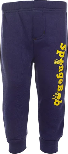 Vista 3 de Nickelodeon Spongebob SqaurePants - Conjunto de sudadera con capucha y pantalones de vellón para niños