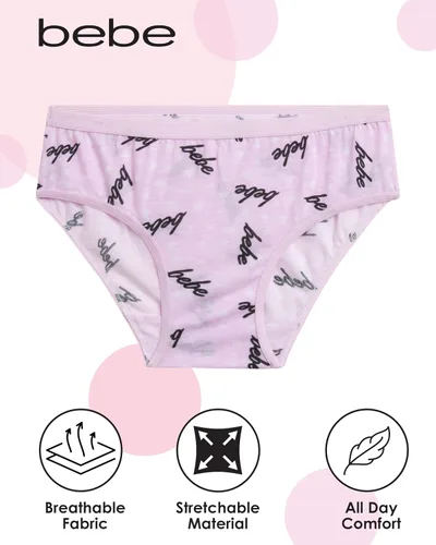 Vista 2 de bebe Ropa interior para niñas paquete de 10 braguitas de bikini 100% algodón (S-L)
