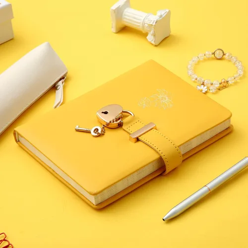 Vista 5 de Agenda con cerradura para niñas – Regalos de cumpleaños para niñas de 8, 9, 10, 11, 12 años – Artes y manualidades para niños – El kit de diario