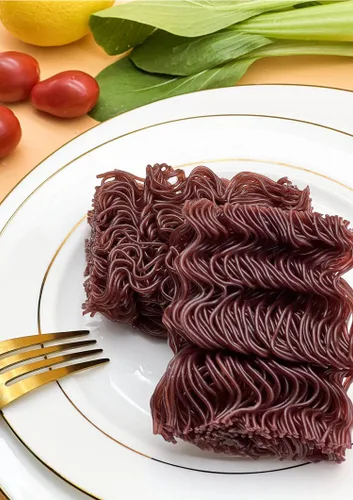 Vista 3 de Big Green Organic Food - Ramen orgánico de ñame morado y trigo sarraceno, Ube premium, sin gluten, vegano (paquete I)