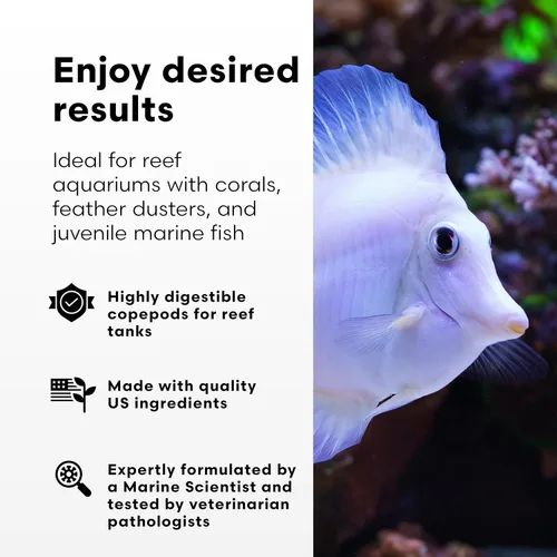 Vista 3 de Brightwell Aquatics Zooplanctos-M - Suplemento alimenticio de zooplancton para acuarios marinos y de arrecife, 2-l