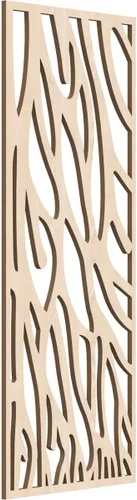 Vista 166 de 9 3/8"W x 24 3/8"H x 1/4"T Bristol Decorativos Paneles de Pared de Madera Calado, Cereza