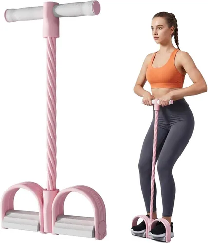 Vista 9 de Saker - Banda elástica multifunción de resistencia para yoga, bandas de fitness de todos los niveles para fortalecimiento, estiramiento