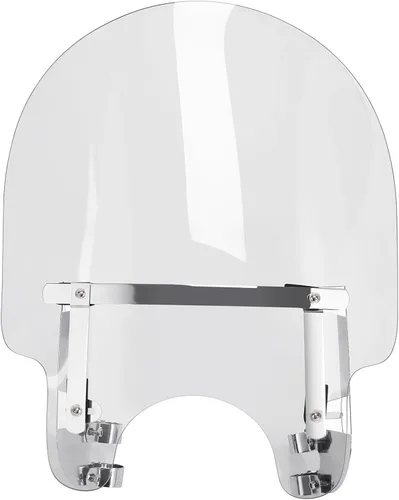 Vista 7 de Green-L 1.53 pulgadas Soporte de Parabrisas Compatible con Harley Dyna, Montura de Cromo
