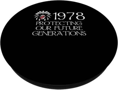 Vista 2 de 1978 Protecting Our Future Generations Native American PopSockets Swappable PopGrip