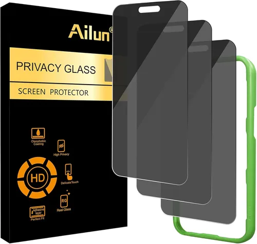 Vista 24 de Ailun Paquete de 3 protectores de pantalla exteriores de privacidad