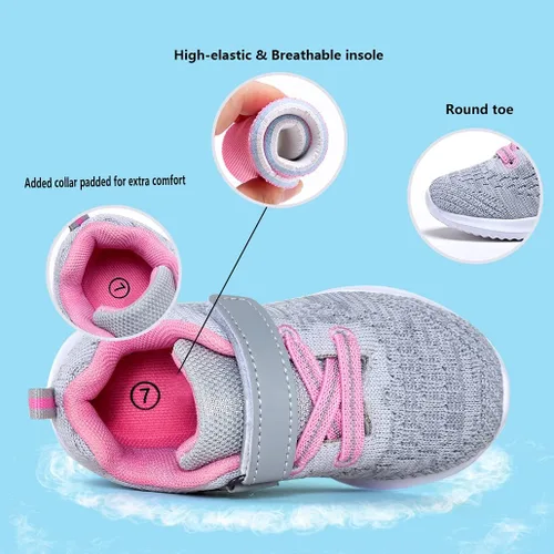 Vista 3 de COODO - Tenis para niños y niñas, para correr o caminar