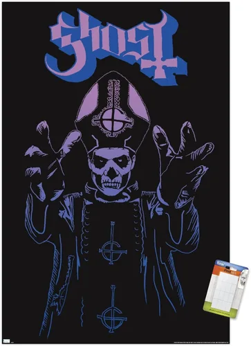Vista 10 de Trends International Ghost - Póster de pared de ira, 14.72 x 22.37 pulgadas, versión enmarcada de madera de granero