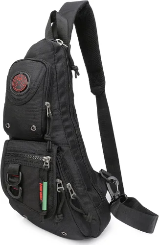 Vista 10 de NICGID Mochilas tipo bandolera, bolsa de pecho con bandolera, bolsas cruzadas de hombro para hombres y mujeres, viajes al aire libre Outdoor Travel