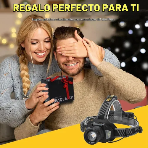 Vista 7 de BORUIT Linterna frontal LED recargable con luz roja, lámpara de cabeza con sensor de movimiento súper brillante con 8 modos, impermeable IPX4, faros