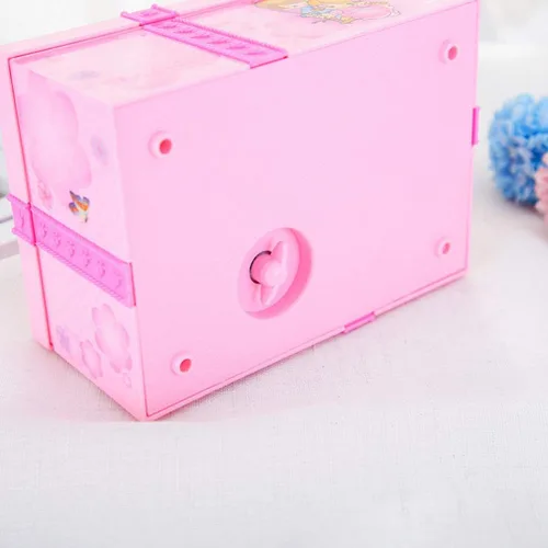 Vista 9 de BESPORTBLE Caja de música musical bailarina caja de almacenamiento joyería de mesa caja de almacenamiento organizador caja de melodía Wind Up