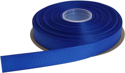 Vista 27 de Cinta de grogrén sólido de 25 yardas cada rollo, borde tejido 100% poliéster (1 pulgada, beige)