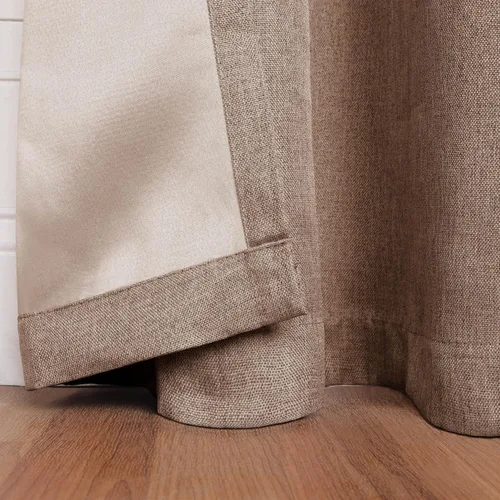Vista 4 de BNM - Paneles de cortinas opacas para oscurecer la habitación, cortinas para cocina, dormitorio, oficina, ventanas de sala de estar, detalles