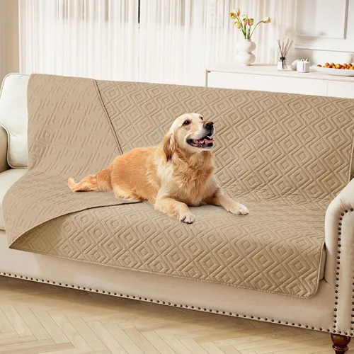 Vista 43 de hyha Manta impermeable para perros, funda suave para cama de perro, mantas para mascotas, funda impermeable para sofá y sillón para perros lavable