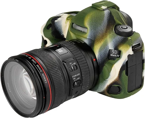 Vista 13 de Funda para cámara Canon 5D Mark IV 5D IV 5D4 - Funda protectora de silicona para DSLR, jaula desmontable, a prueba de golpes, a prueba de polvo Negro