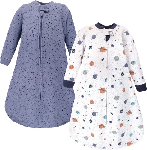 Vista 24 de Hudson Baby Saco de dormir unisex para bebé acolchado premium de manga larga y manta vestible Alce grande