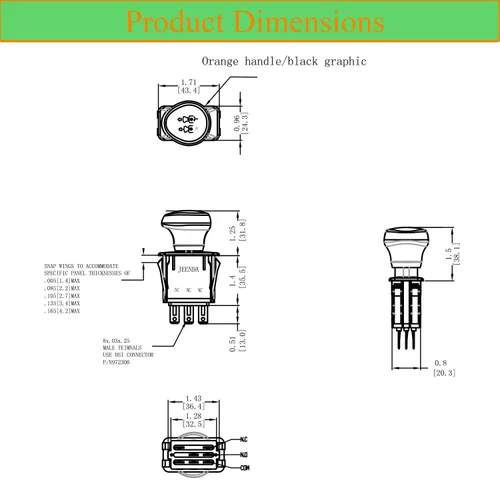 Vista 7 de JEENDA Interruptor de toma de fuerza 01002111 925-1716A compatible con CubCadet RZT42 RZT50 RZT54 MTD Troy Bilt Craftsman Tank M48 M50 M54 M60 M72