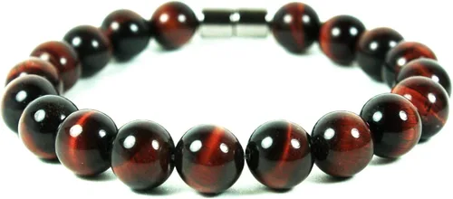 Vista 3 de Pulsera de cuarzo rosa, cristal curativo de 0.315 in para el amor, unisex