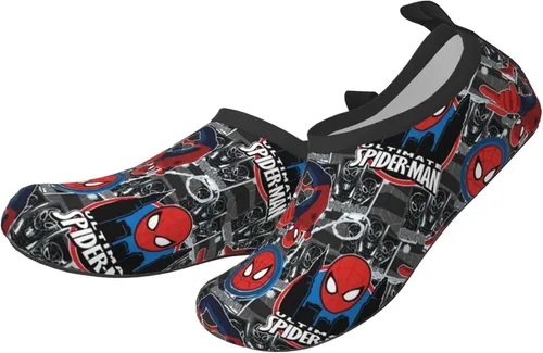 Vista 2 de FANSUN Favorite Superheros - Zapatos de agua para niños ligeros antideslizantes descalzos de secado rápido para deportes piscina playa piscina