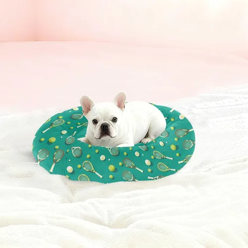 Vista 2 de Pet Dog Beds Warm & Cozy Fluffy Dog Cave Bed for Extra Small Size Pets Supplies XS Tennie