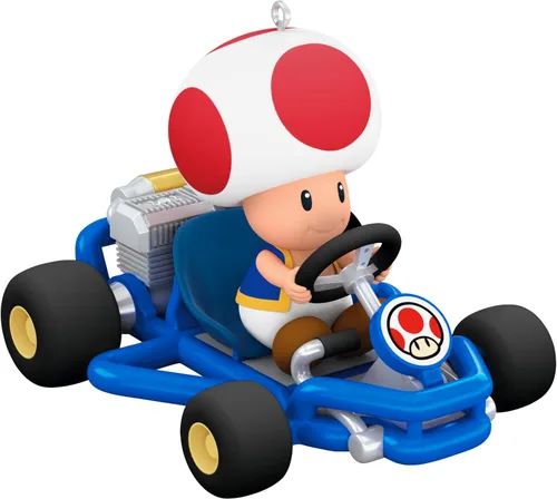 Vista 9 de Adorno de Navidad Hallmark Keepsake, Nintendo Mario Kart Luigi, Regalos para Jugadores