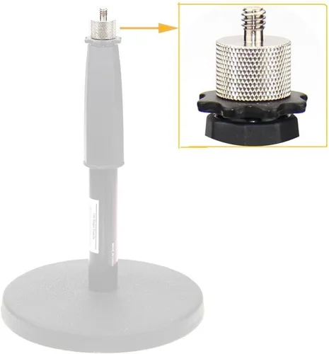 Vista 3 de CAMVATE 5/8"-27 Hembra a 1/4"-20 Tornillo de micrófono macho para monitor de cámara