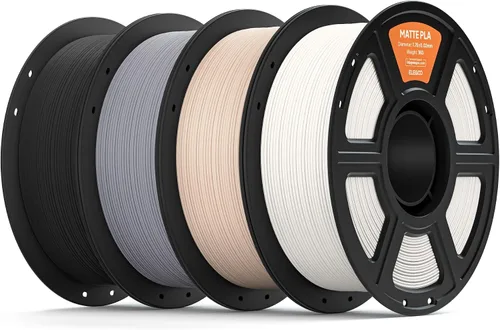 Vista 35 de ELEGOO Filamento de ácido poliláctico (PLA) mate 1.75mm Beige 1KG, filamento de impresora 3D de alta precisión, carrete de 1kg (2.2lbs) Compatible