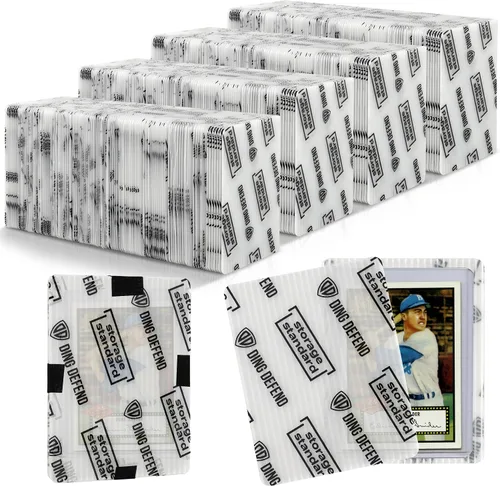 Vista 9 de Protectores de envío de tarjetas coleccionables – Insertos de plástico ultra fuertes de primera calidad – Paquete de 110 – 3.5 x 4.5 pulgadas