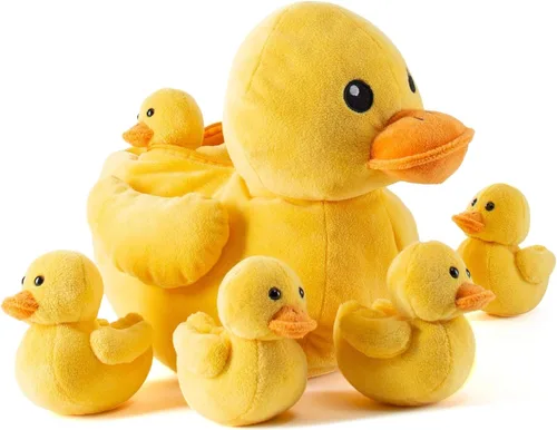 Vista 9 de PREXTEX Juguetes de peluche de cocodrilo con 3 animales de peluche de cocodrilo para bebés, cremalleras de cocodrilo, 3 pequeños cocodrilos