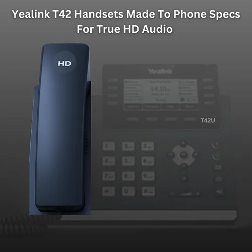 Vista 2 de Yealink - Repuesto de teléfono para teléfonos: T43U, T42U, T40P, T41S, T42S, T40G, T41P, T42G, hecho a las especificaciones exactas para garantizar