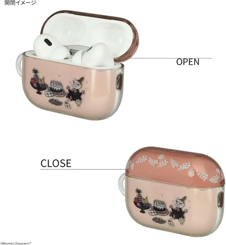 Vista 4 de Gourmandise MMN-142B Moomin Soft Case for AirPods Pro (2nd Generation) / AirPods Pro