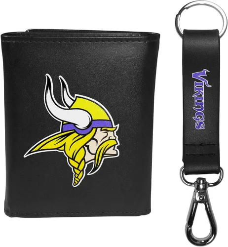 Vista 7 de Siskiyou Sports NFL unisex Tri-fold Wallet & Strap Key Chain