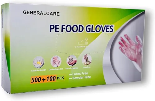 Vista 16 de Guantes desechables de plástico para manipulación de alimentos, servicio de cocina, guantes desechables para cocinar