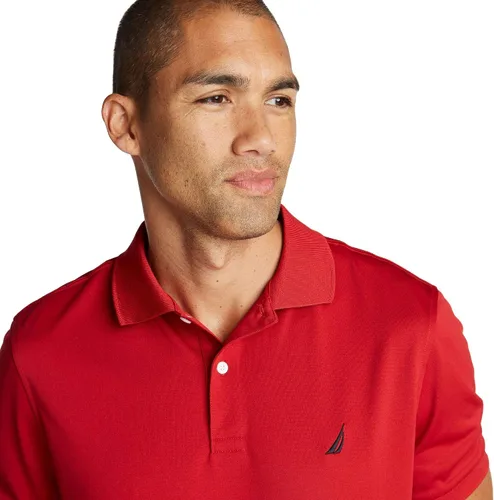 Vista 70 de Nautica playera polo clásica de mangas cortas, color sólido, para hombre