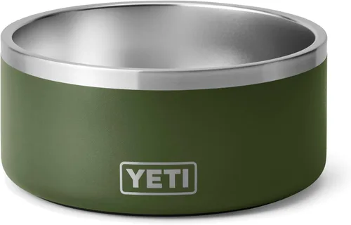 Vista 13 de YETI Boomer 8 - Tazón antideslizante y de acero inoxidable para perro, con capacidad de 64 onzas Blanco