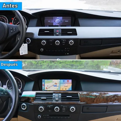Vista 2 de PEMP Pantalla Linux de 8.8 pulgadas para BMW E60 E90 CCC con cable e inalámbrico CarPlay Retrofit Android Auto Display Mirror Link Car Radio