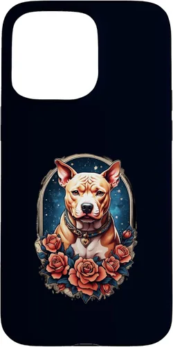 Vista 29 de Funda estilo vintage para iPhone XS Max Pitbull Dog Tattoo Art Vintage Old School